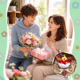 Riceshoot 12-piece set provides varied petals for celebrations.