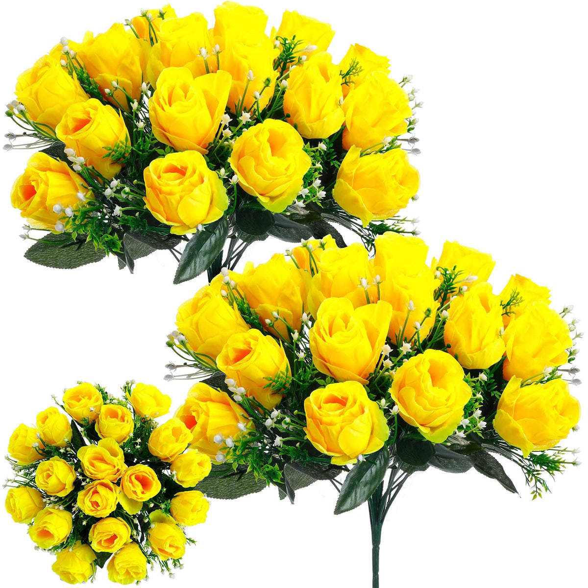 Riceshoot two bouquets grave flowers for headstone décor and memorial ambiance.
