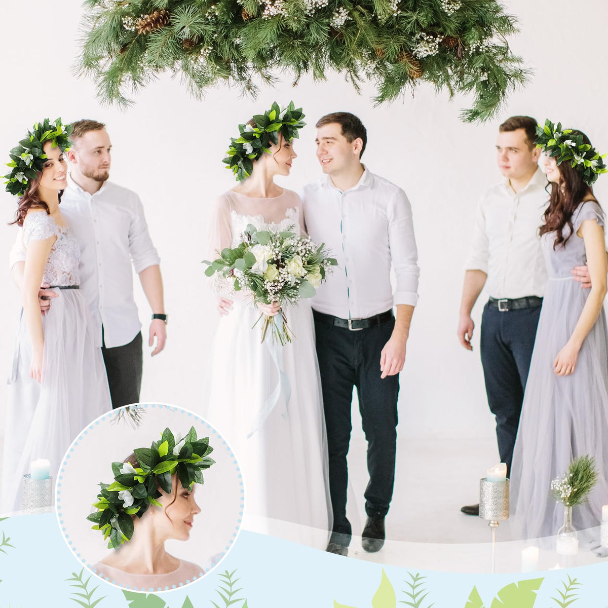Riceshoot long Hawaiian garland offers versatile draping for events.