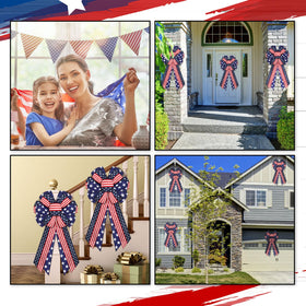Riceshoot two-pack offers matching bows for symmetric holiday setups.