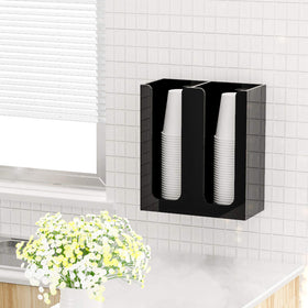Richboom large capacity holds up to 20 cups per section for quick access