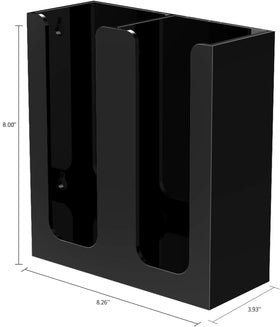 Richboom two section design isolates cups and lids to reduce clutter