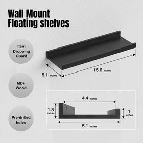 RICHER HOUSE lip-edged shelves secure items with a neat lip edge