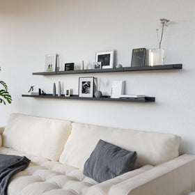 RICHER HOUSE versatile storage shelves suitable for kitchen, bathroom, or living room.