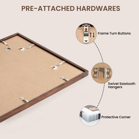 RICHFOCUS 8x10 mat framing creates a clean border for images.