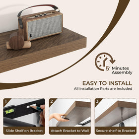 RICHFOCUS bathroom shelves neatly storing toiletries with space-saving design.