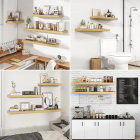 RICHFOCUS display shelves for photos, decor, and prized items