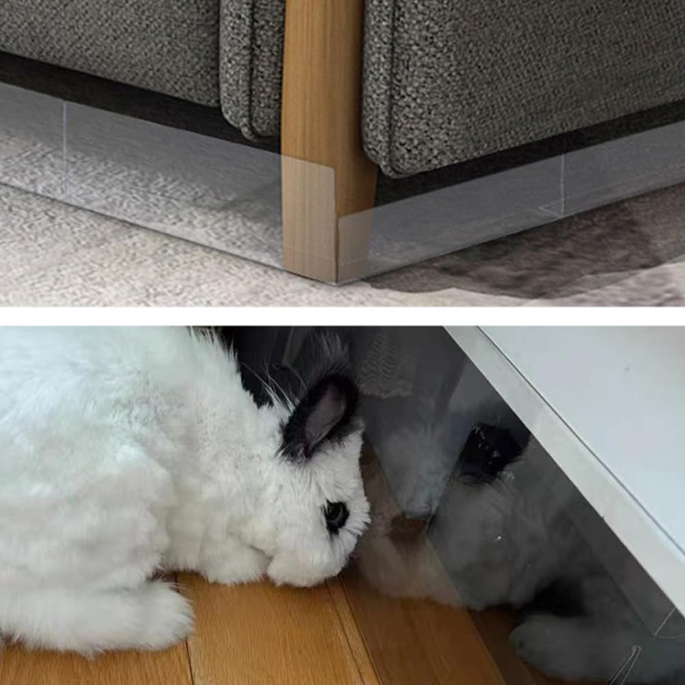 Rictine clear toy blockers for furniture protect gaps and curb pet access.
