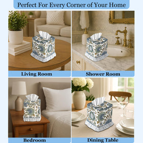Ridhi bedroom decor tissue box cover elevates table surfaces
