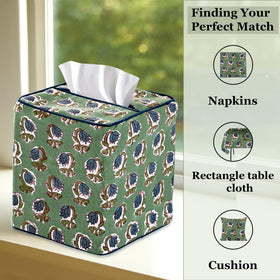 Ridhi bedroom tissue box cover brings calm, refined charm