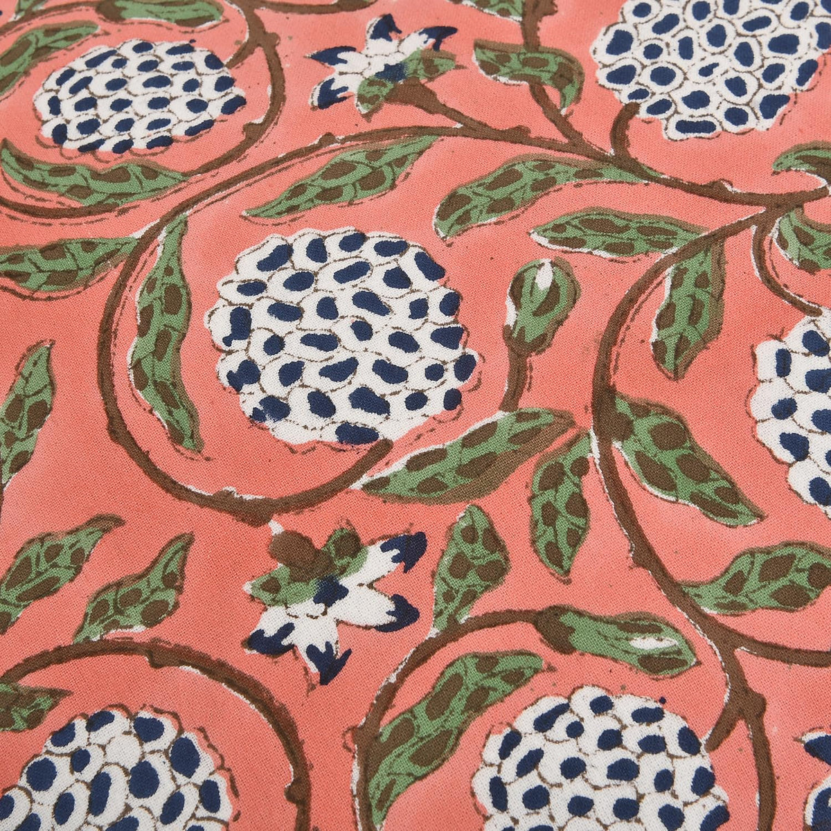 Ridhi block print pillow cover makes a thoughtful gift for spring celebrations