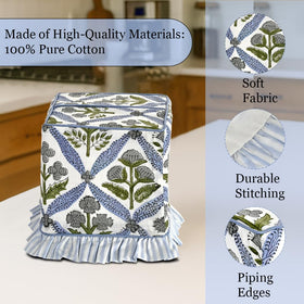 Ridhi cotton fabric texture offers breathable, premium drape for decor.