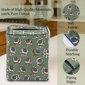 Ridhi handmade cotton tissue box cover adds soft durability to spaces