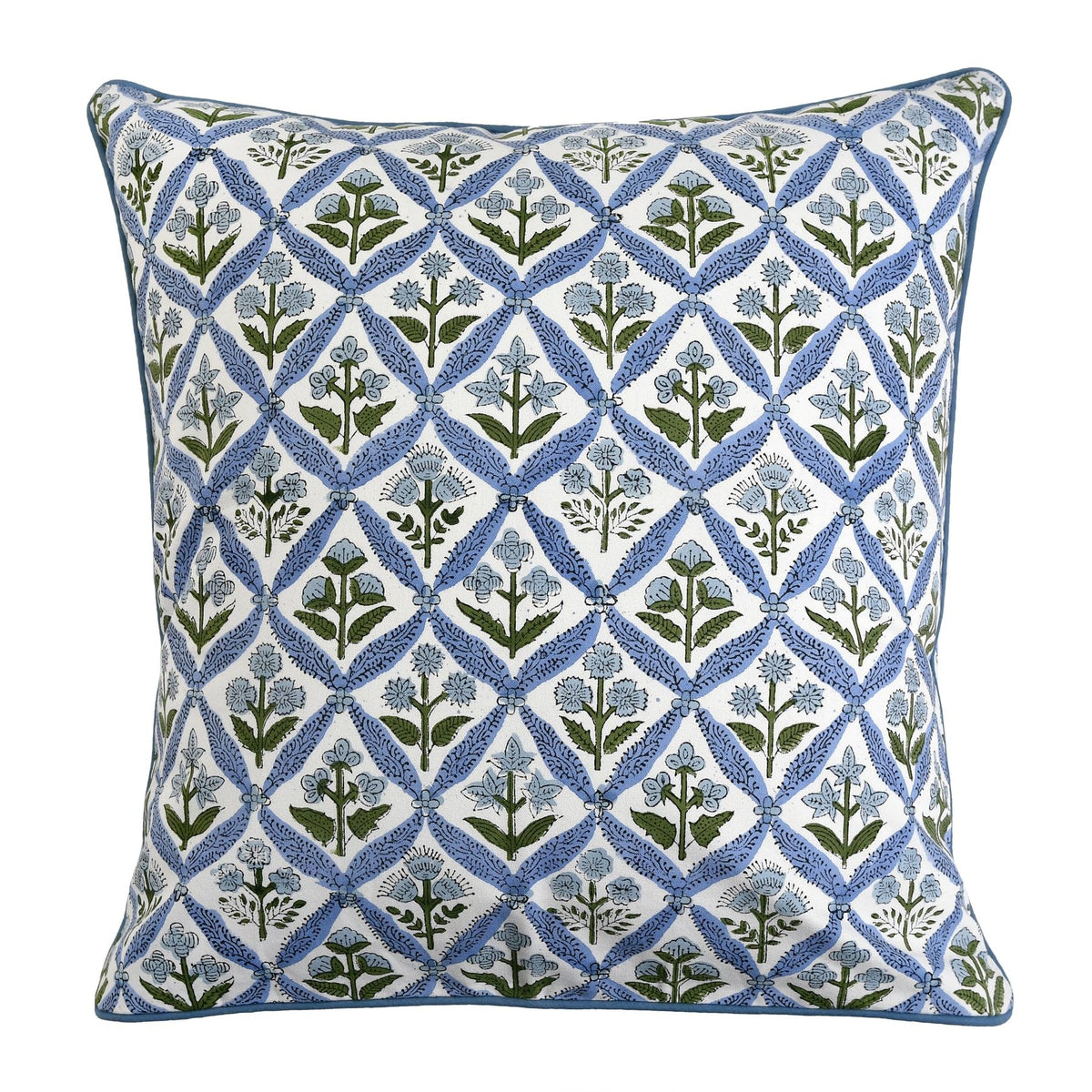 Ridhi light steel blue pillow cover durable for daily use and seasonal refreshes