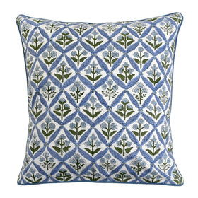 Ridhi light steel blue pillow cover durable for daily use and seasonal refreshes