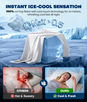 Rifens pillowcase fabric close-up highlighting silky texture and reduced friction