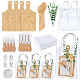 Rigibright bamboo cheese boards prize set for stylish game prizes