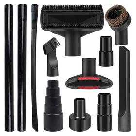 Riiriou 12pcs universal vacuum attachment kit for versatile home cleaning