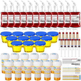 RimCereal blood bags 150 ml for graduation party decor and beverages