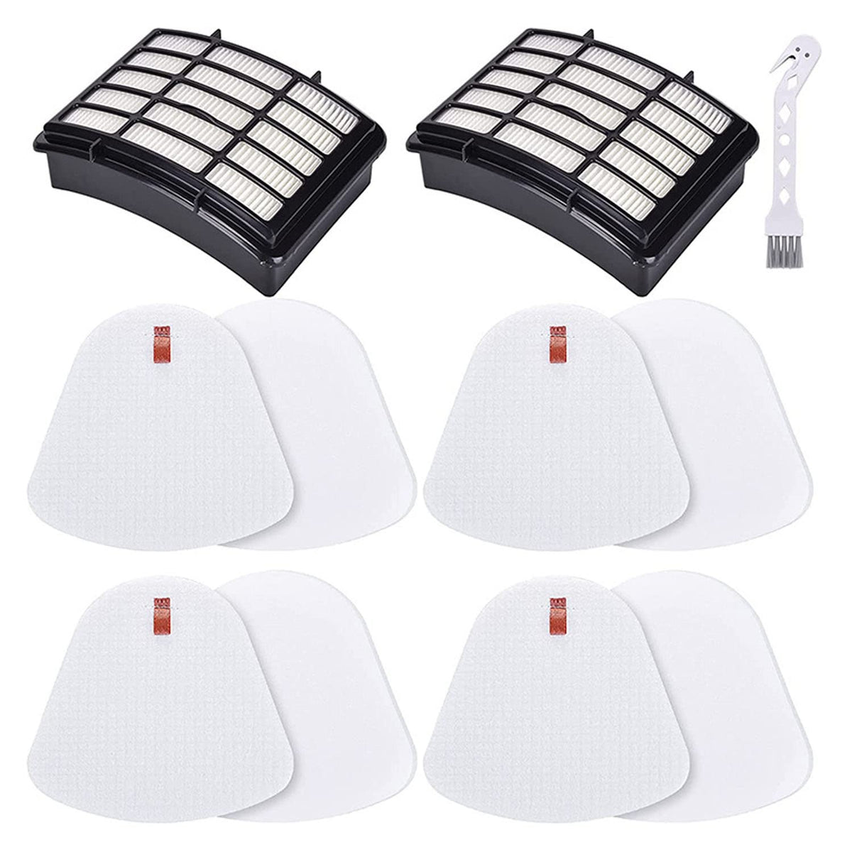 Rinakou two HEPA filters for Shark CU510/CU512 capture fine dust for cleaner air