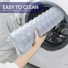 Ripidix mat works on smooth tub surfaces for reliable grip.