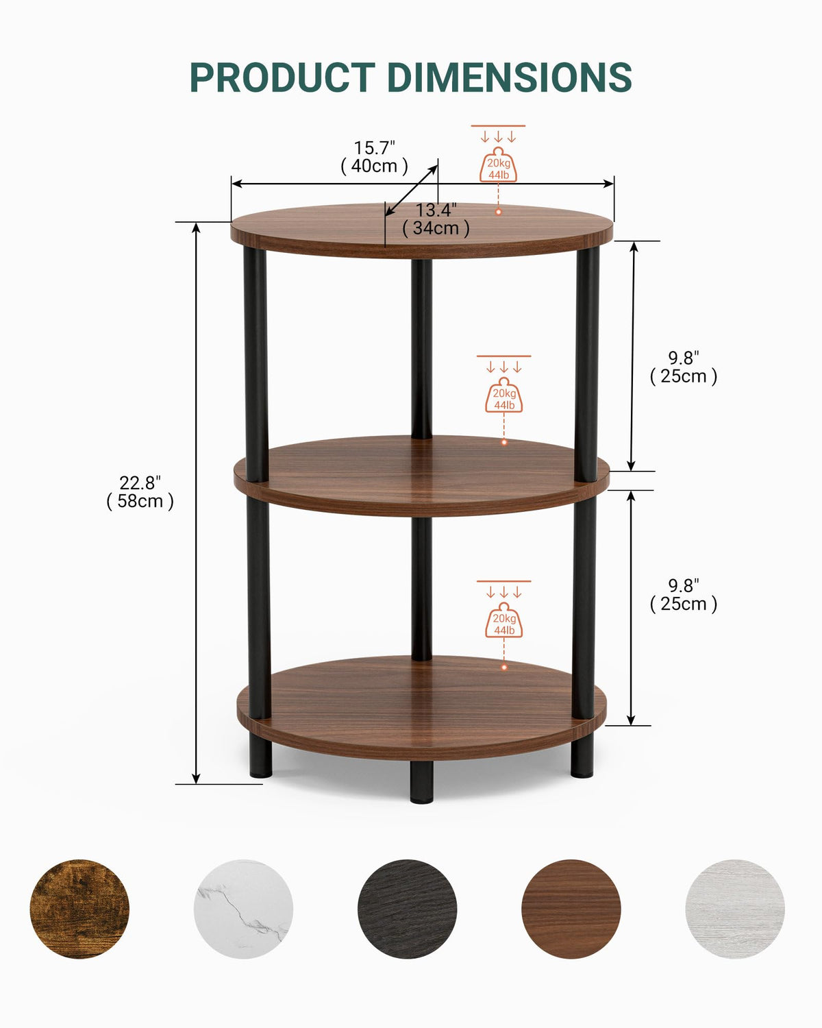 RISWER wood-grain finish surface adds rustic charm to living spaces