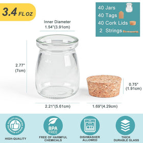Ritayedet 40-pack packaged jars show ready-to-gift presentation with twine and labels.