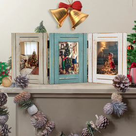 RiteSune 3-picture frame showing compatibility with standard 4x6 photos