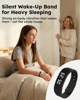 RITHEM daily-use wearable alarm pink suitable for home or office