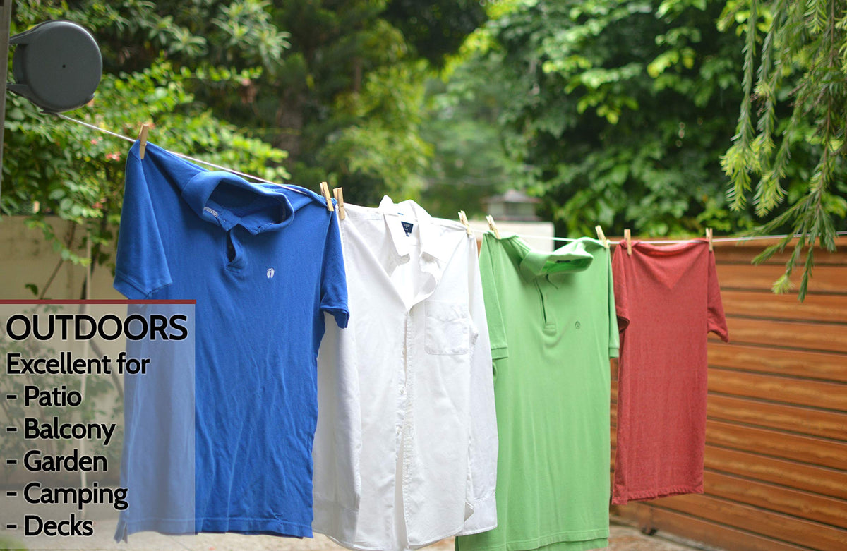 Riveda line suitable for both indoor and outdoor drying setups.