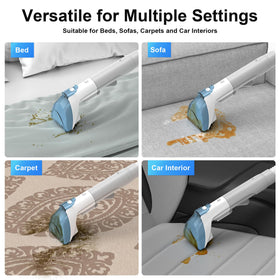 Rivenara Carpet Cleaner 5m power cord enables extended room cleaning.