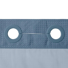 River Dream durable shower curtain for long-lasting bathroom use.
