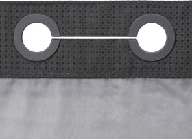 River Dream includes curtain and snap-in liner for convenient setup.