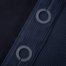 River Dream curtain and liner packaged for quick, all-in-one setup.