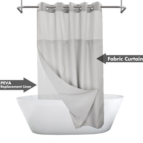 River Dream curtain top window lets light in while preserving privacy