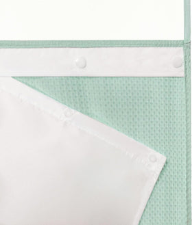 River Dream dotted waffle weave adds premium texture and hotel feel