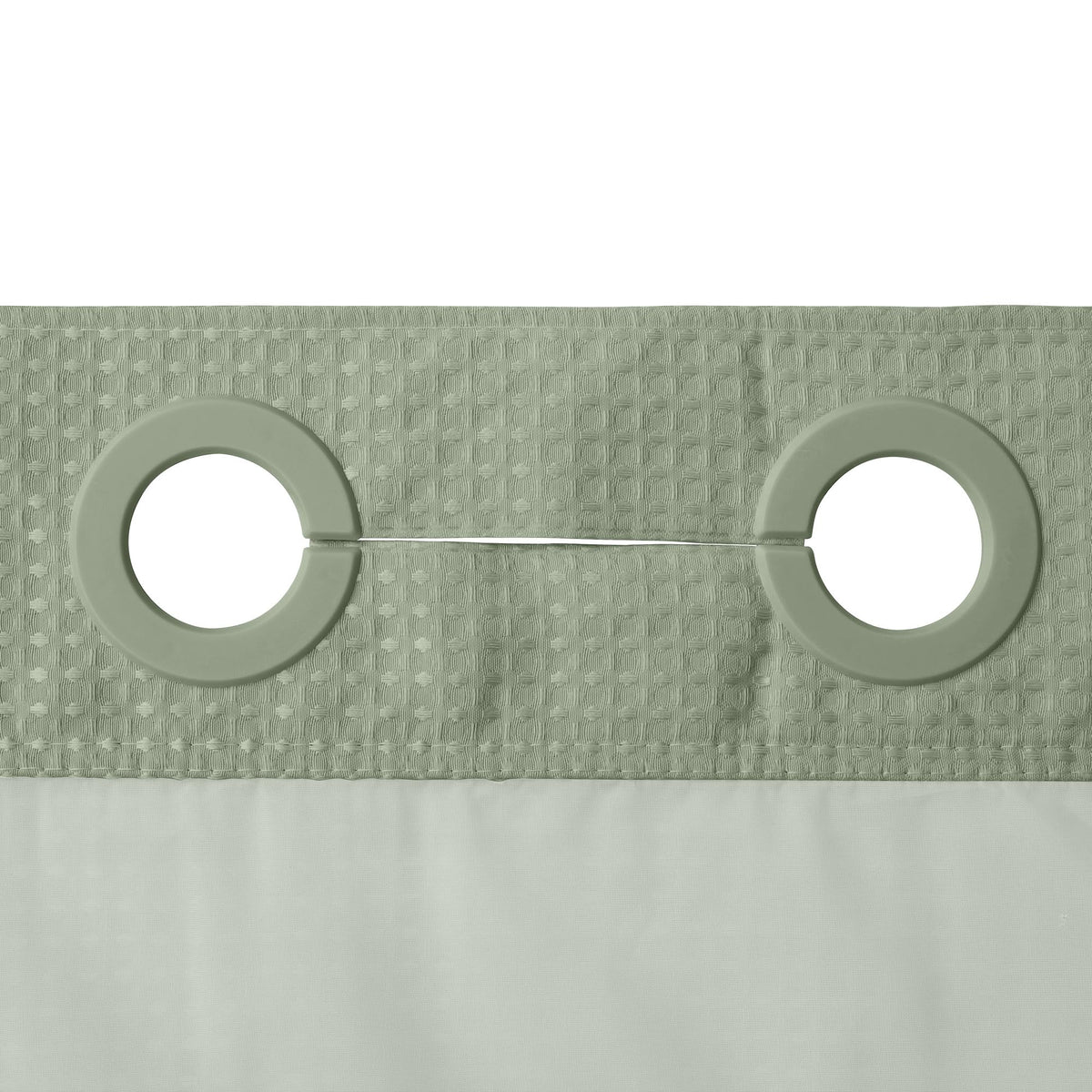 River Dream package includes curtain and fabric snap-in liner for a complete setup