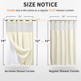River Dream hotel-grade fabric curtain for a premium look that stays in place