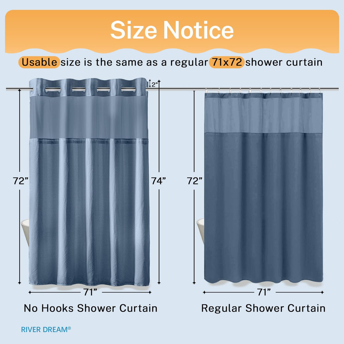 River Dream hotel-grade fabric provides a sturdy, weighty feel.