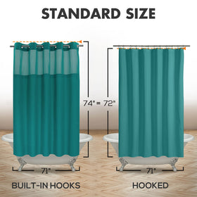 River Dream machine-washable curtain simplifies cleaning and upkeep