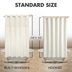 River Dream machine-washable curtain offers easy care and longevity