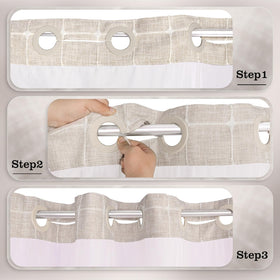River Dream no-hooks design enables a clean, hook-free installation.