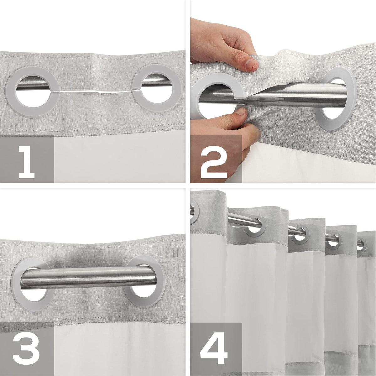 River Dream PEVA liner is removable and snaps in easily