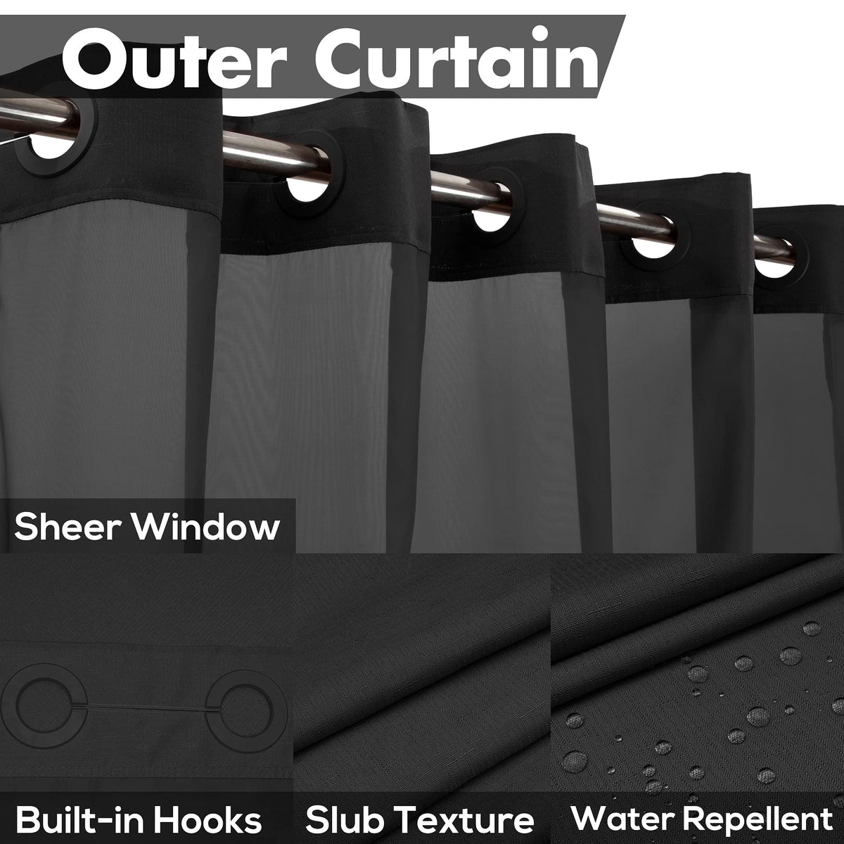 River Dream see-through top window illustrating light and privacy balance