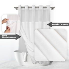 River Dream snap-in PEVA liner provides waterproof protection and easy replacement