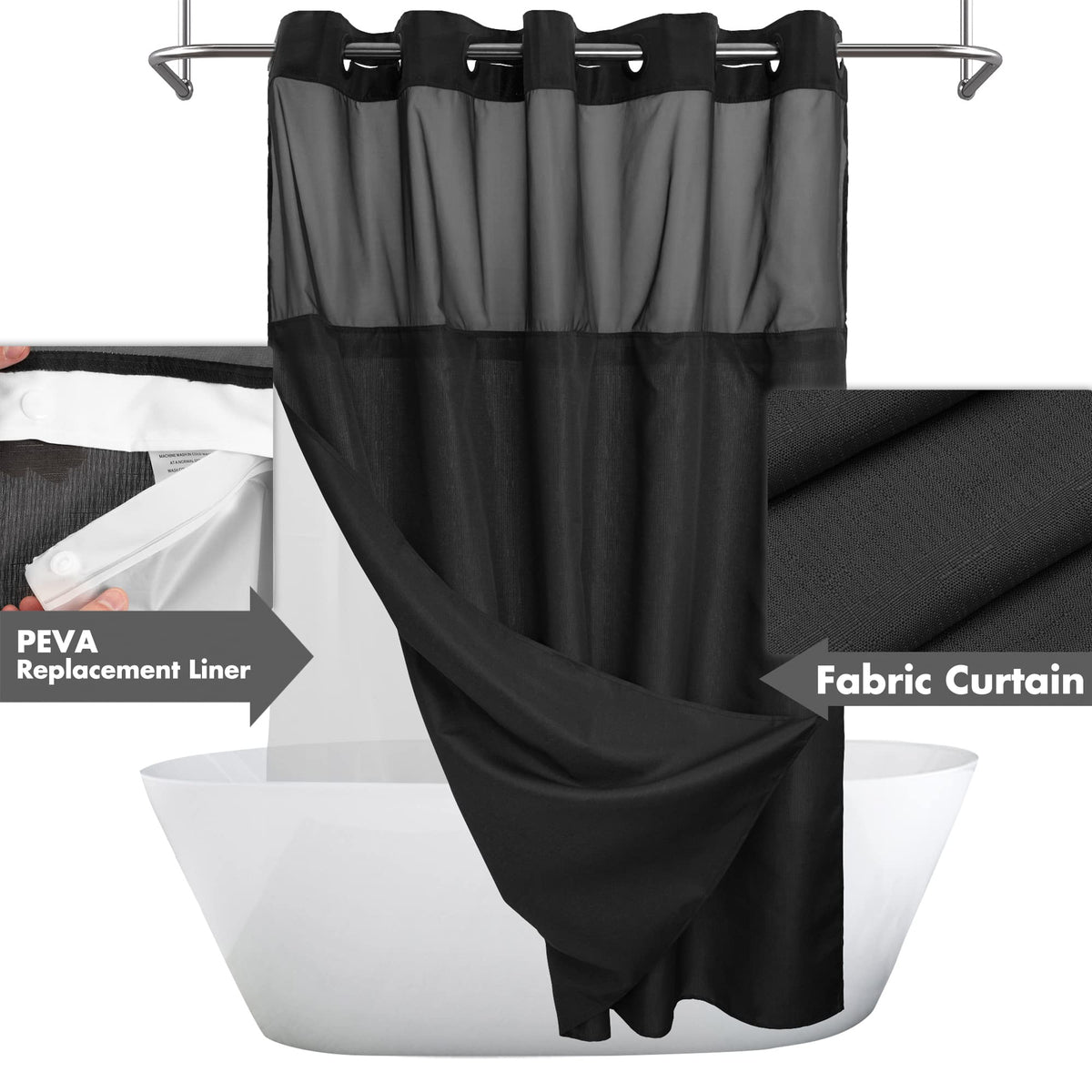 River Dream snap-in PEVA liner shown for easy replacement and cleaning