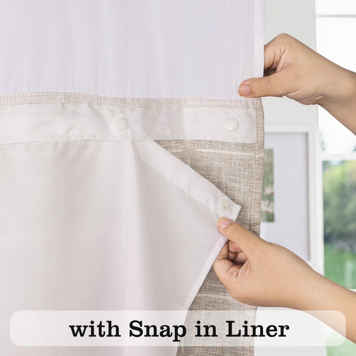 River Dream tassels detail adds texture to curtain sides