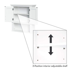 RiverRidge Somerset inset doors with satin handles add sleek style and easy access.