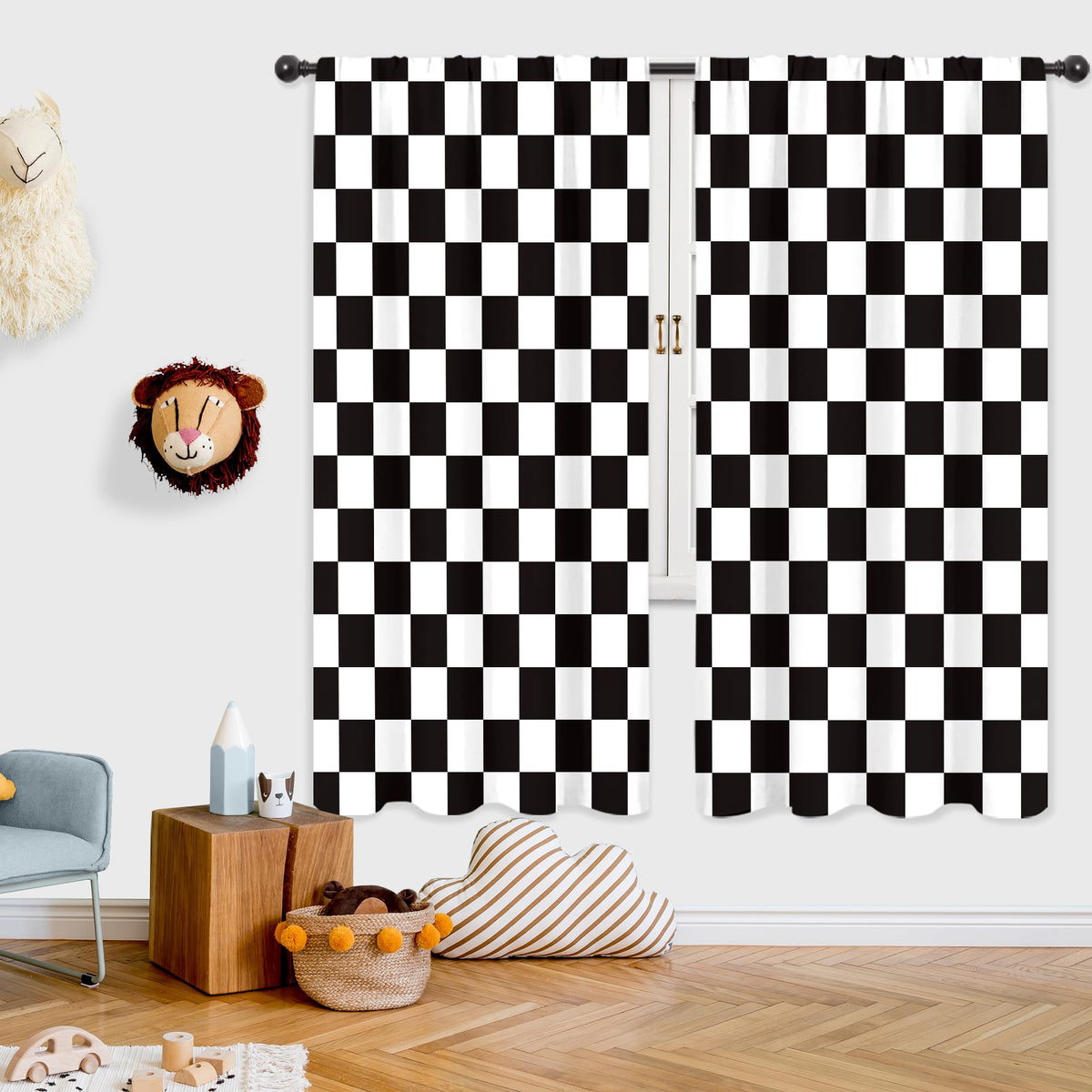 Riyidecor polyester drapes with soft texture suited for daily living spaces.