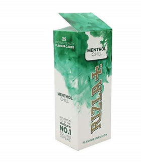 Rizla Menthol Chill Infusions cards ready to enhance spaces with subtle scent.